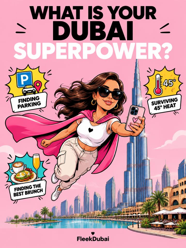 Fleek Dubai quiz post: What is your Dubai superpower?