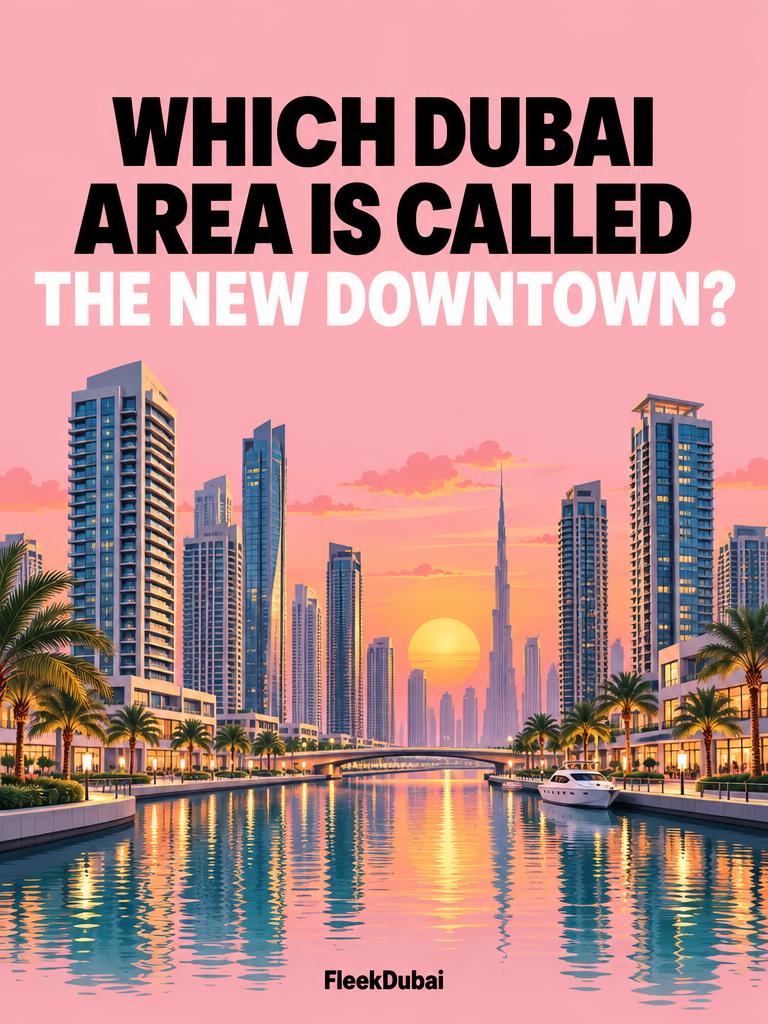 Fleek Dubai quiz post: Which Dubai area is called the new downtown?