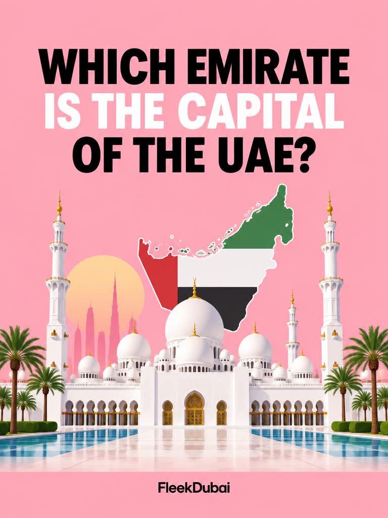 Fleek Dubai quiz post: Which emirate is the capital of the UAE?