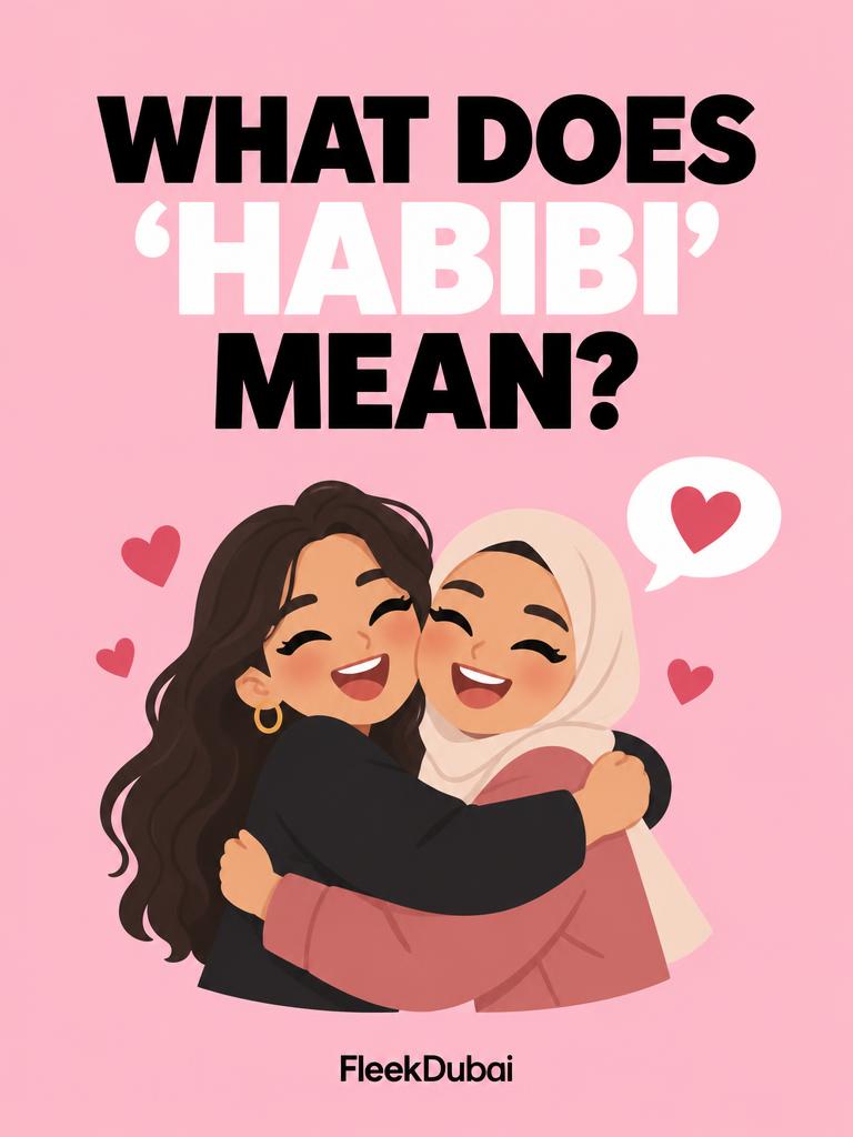 Fleek Dubai quiz post: What does 'habibi' mean?