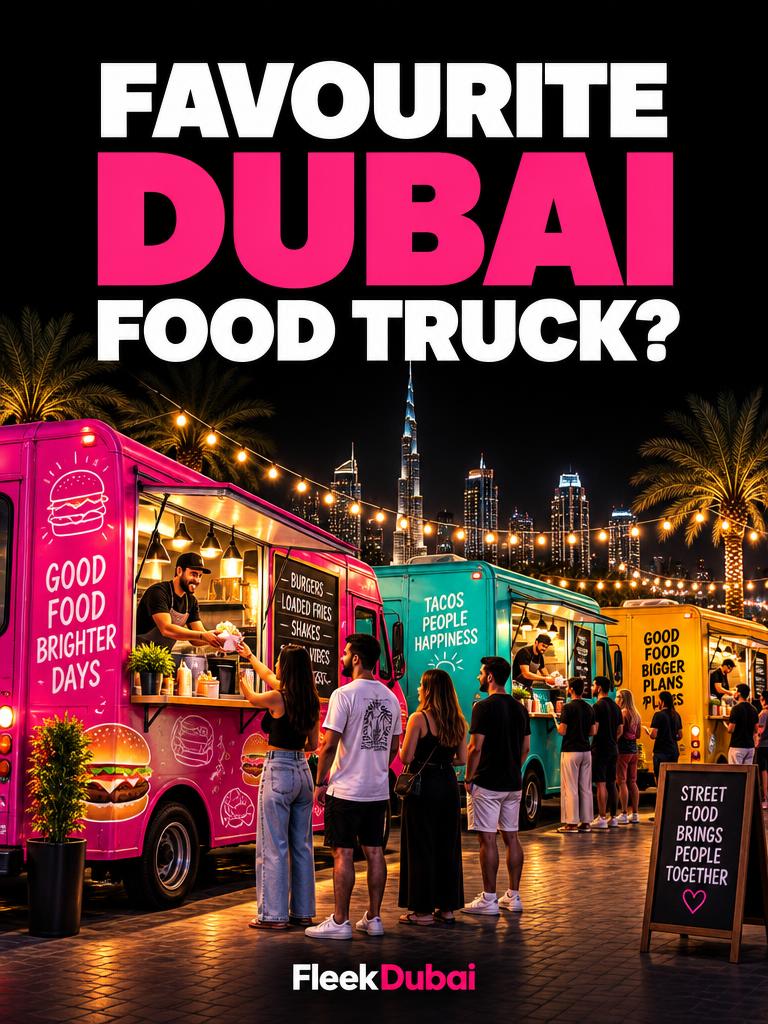 Fleek Dubai quiz post: Favourite Dubai food truck?