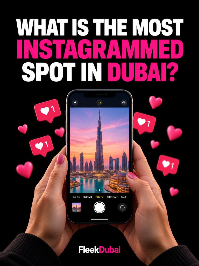 Fleek Dubai quiz post: What is the most Instagrammed spot in Dubai?
