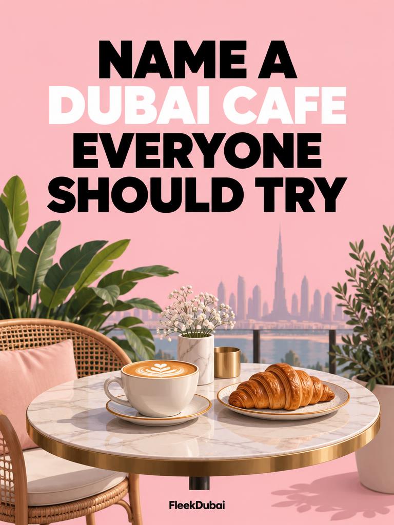 Fleek Dubai quiz post: Name a Dubai cafe everyone should try