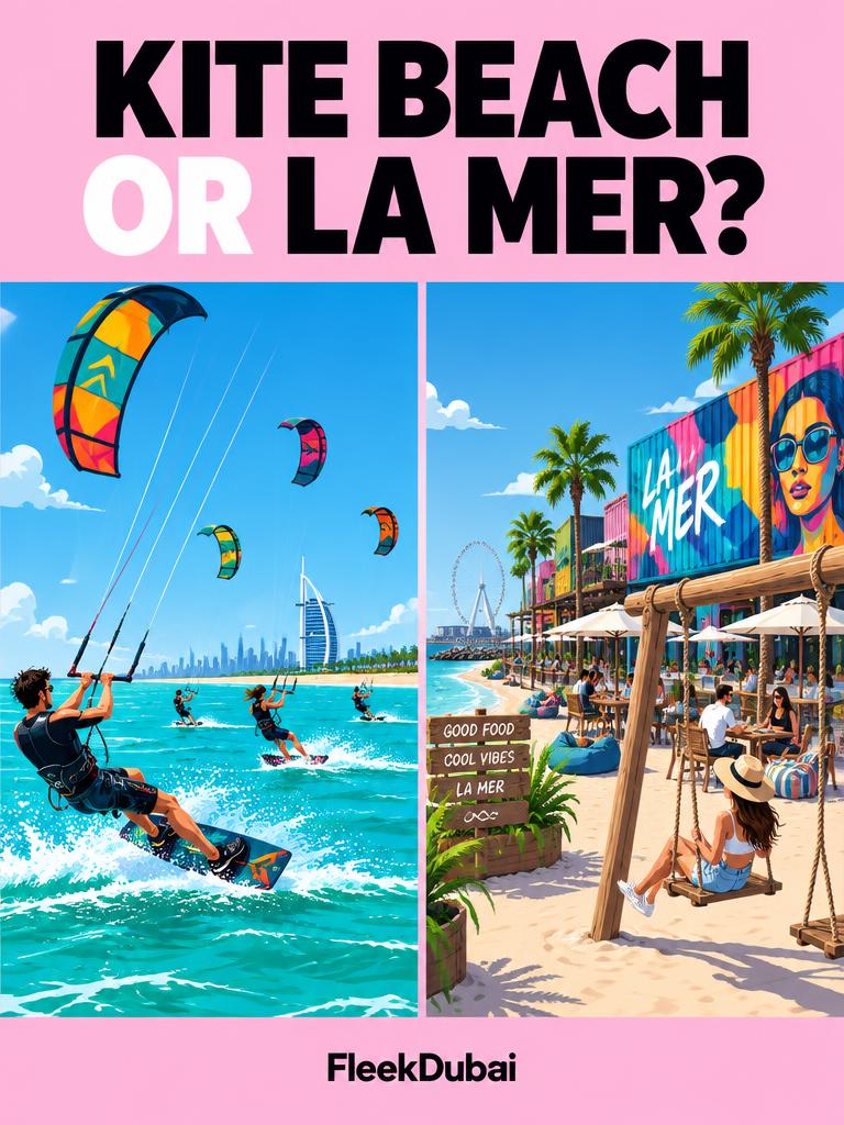 Fleek Dubai quiz post: Kite Beach or La Mer?
