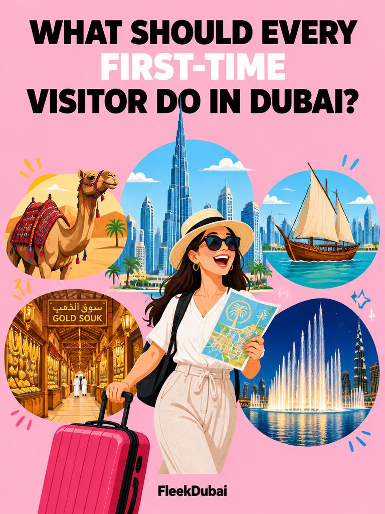 Fleek Dubai quiz post: What should every first-time visitor do in Dubai?